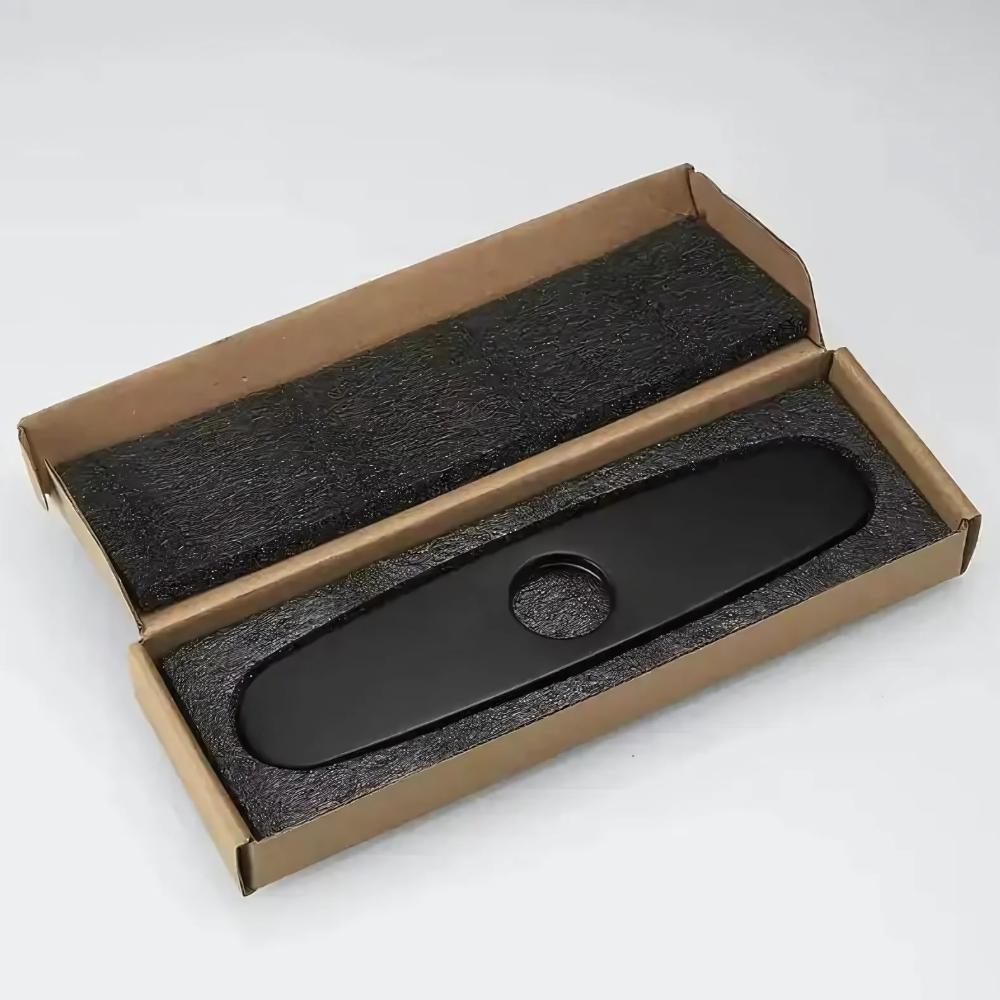 Kitchen and bathroom faucet mounting plate – durable sink hole cover for a seamless and polished look, compatible with most standard faucets.