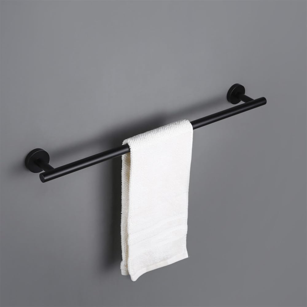 "Towel bar Hampton – modern wall-mounted bathroom towel holder in a sleek and durable design"