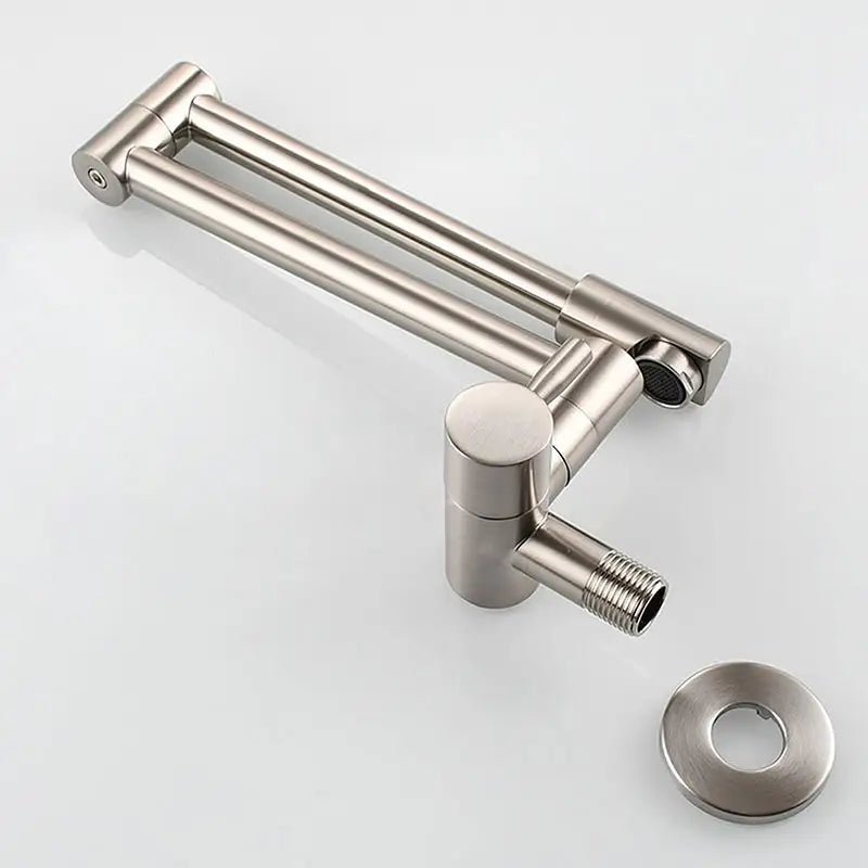 Echo wall-mount kitchen faucet – modern and space-saving design with a sleek finish, offering smooth water flow and enhanced functionality for any kitchen.