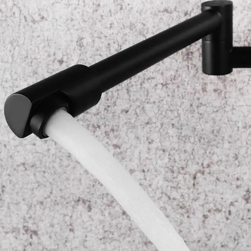 Echo wall-mount kitchen faucet – modern and space-saving design with a sleek finish, offering smooth water flow and enhanced functionality for any kitchen.