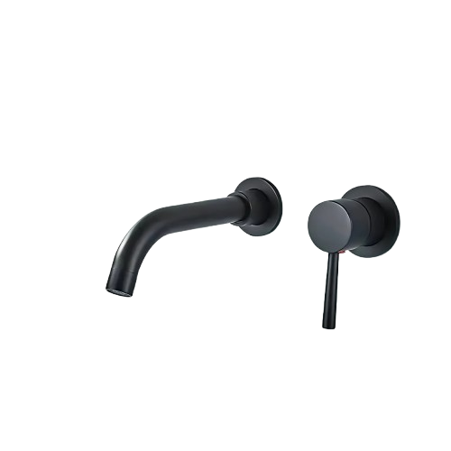 Hana Wall-Mounted Bathtub Faucet - Solid Brass Concealed Mixer