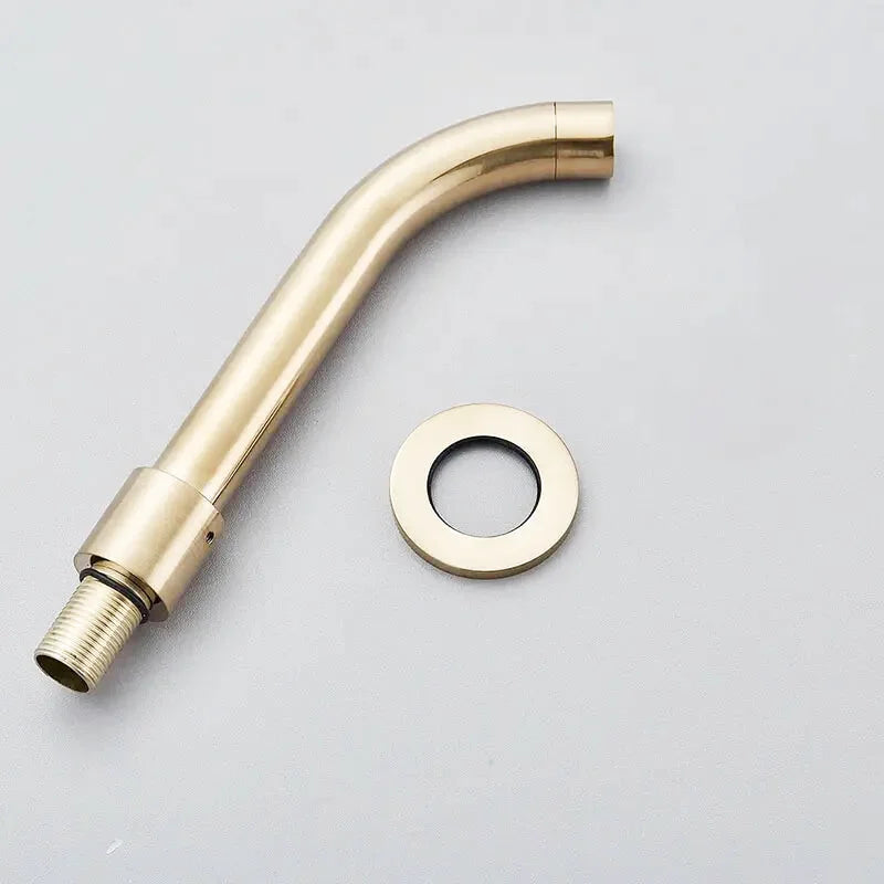 Hana wall-mounted bathtub faucet – sleek and modern design with a space-saving installation, featuring a smooth water flow for a spa-like bathing experience.