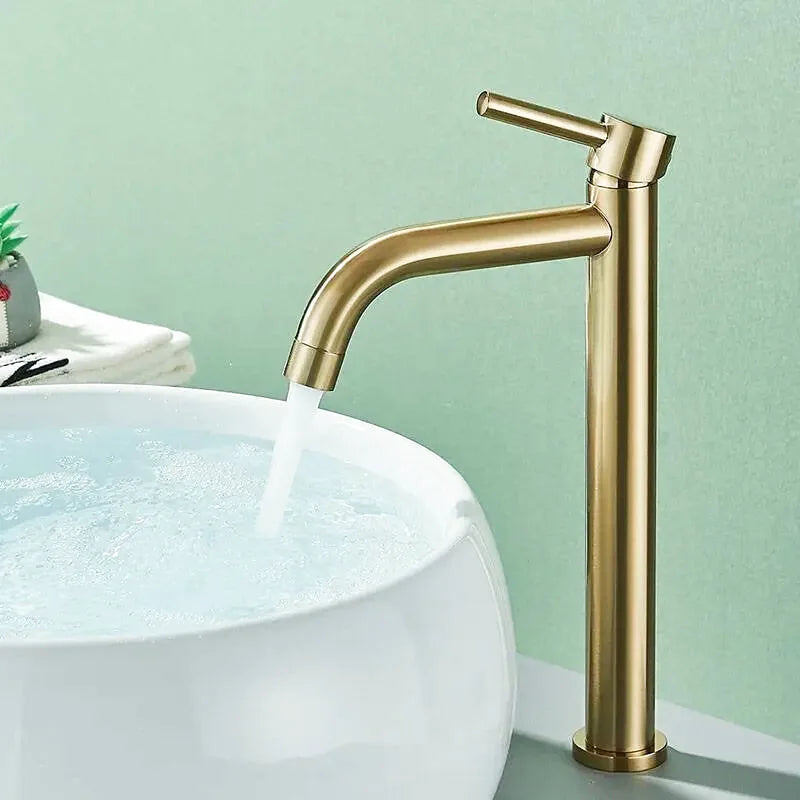 Liva bathroom sink faucet – sleek and modern design with smooth water flow, perfect for adding elegance and functionality to any bathroom vanity.