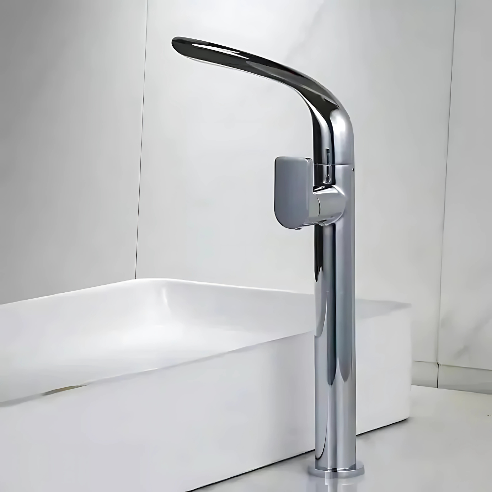 Tina bathroom faucet – sleek and modern design with smooth water flow, perfect for adding elegance and functionality to any bathroom sink.