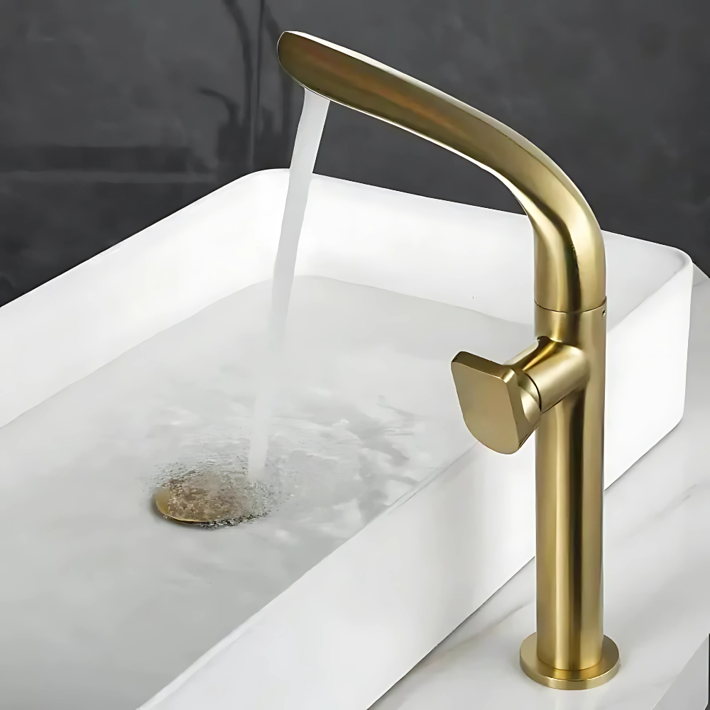 Tina bathroom faucet – sleek and modern design with smooth water flow, perfect for adding elegance and functionality to any bathroom sink.