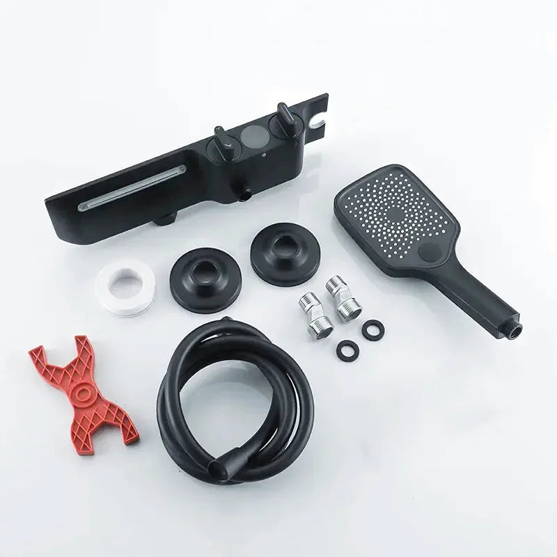 Tino bathtub shower faucet – stylish and functional design with a smooth water flow, featuring a handheld shower for a versatile and luxurious bathing experience.