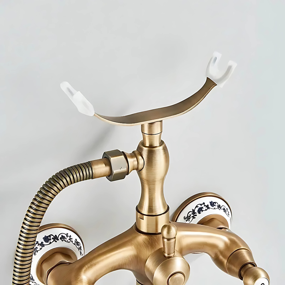 Mira Antique Brass Bathtub Faucet