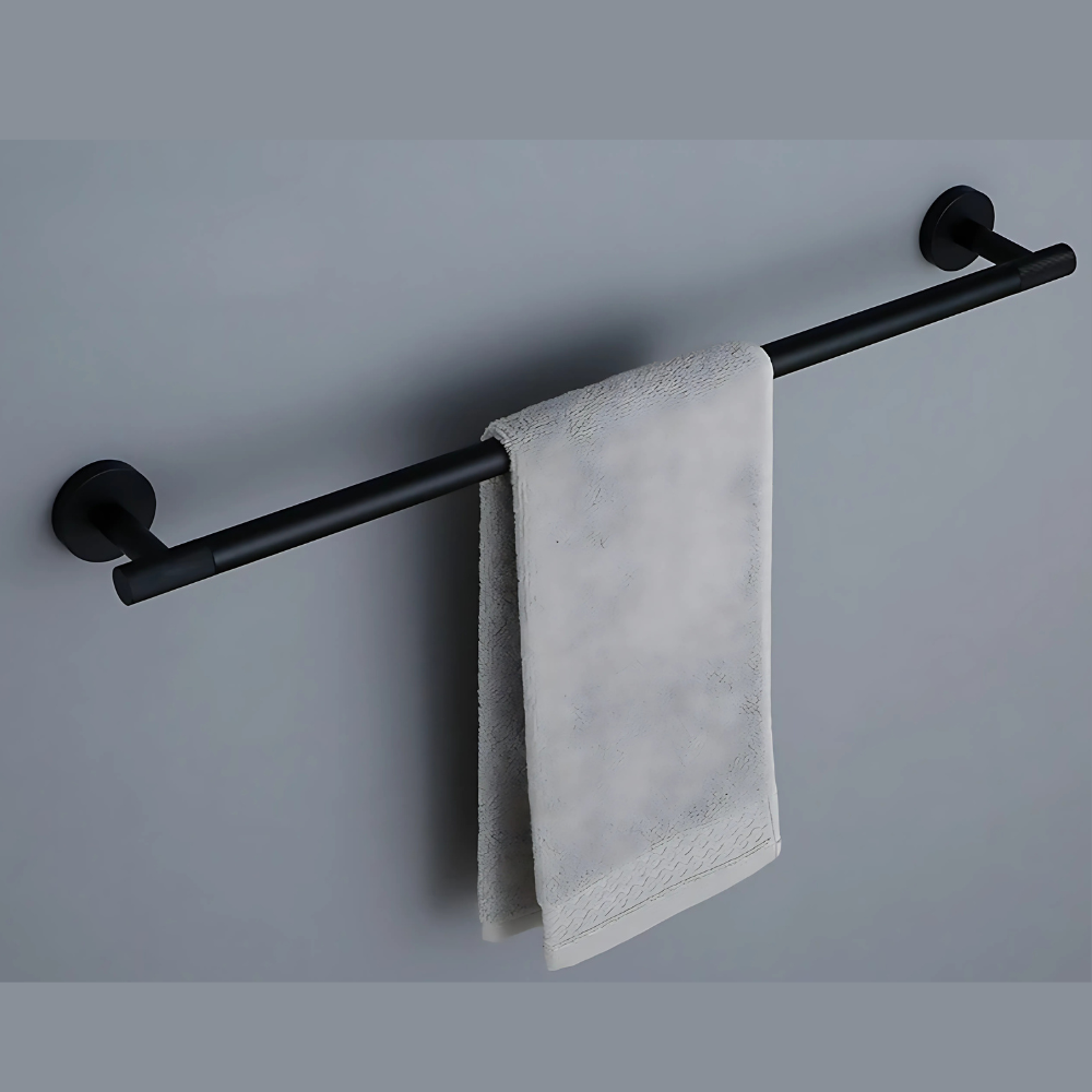 "Towel bar Hampton – modern wall-mounted bathroom towel holder in a sleek and durable design"