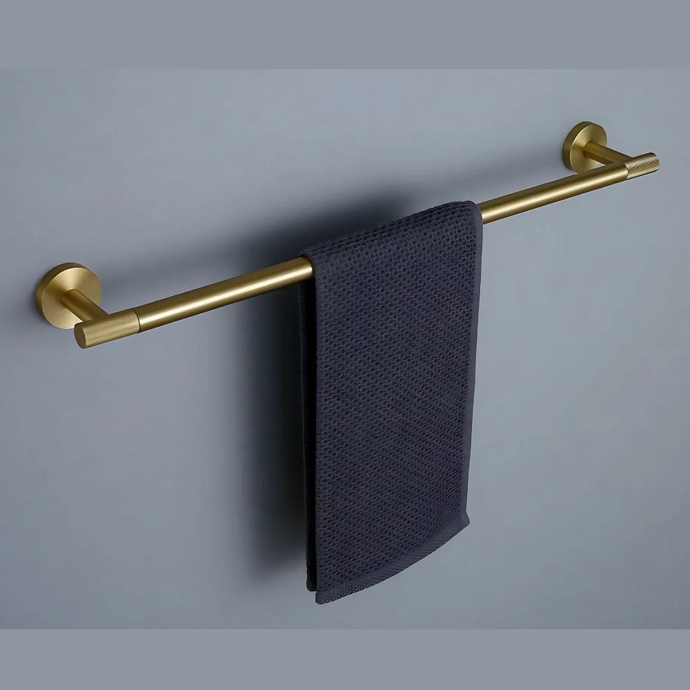 "Towel bar Hampton – modern wall-mounted bathroom towel holder in a sleek and durable design"
